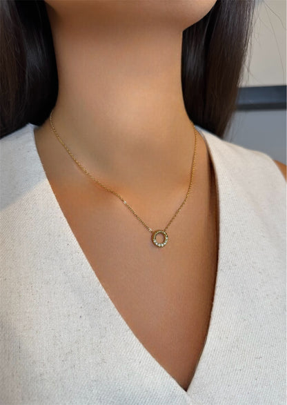 Glimmering Halo Necklace