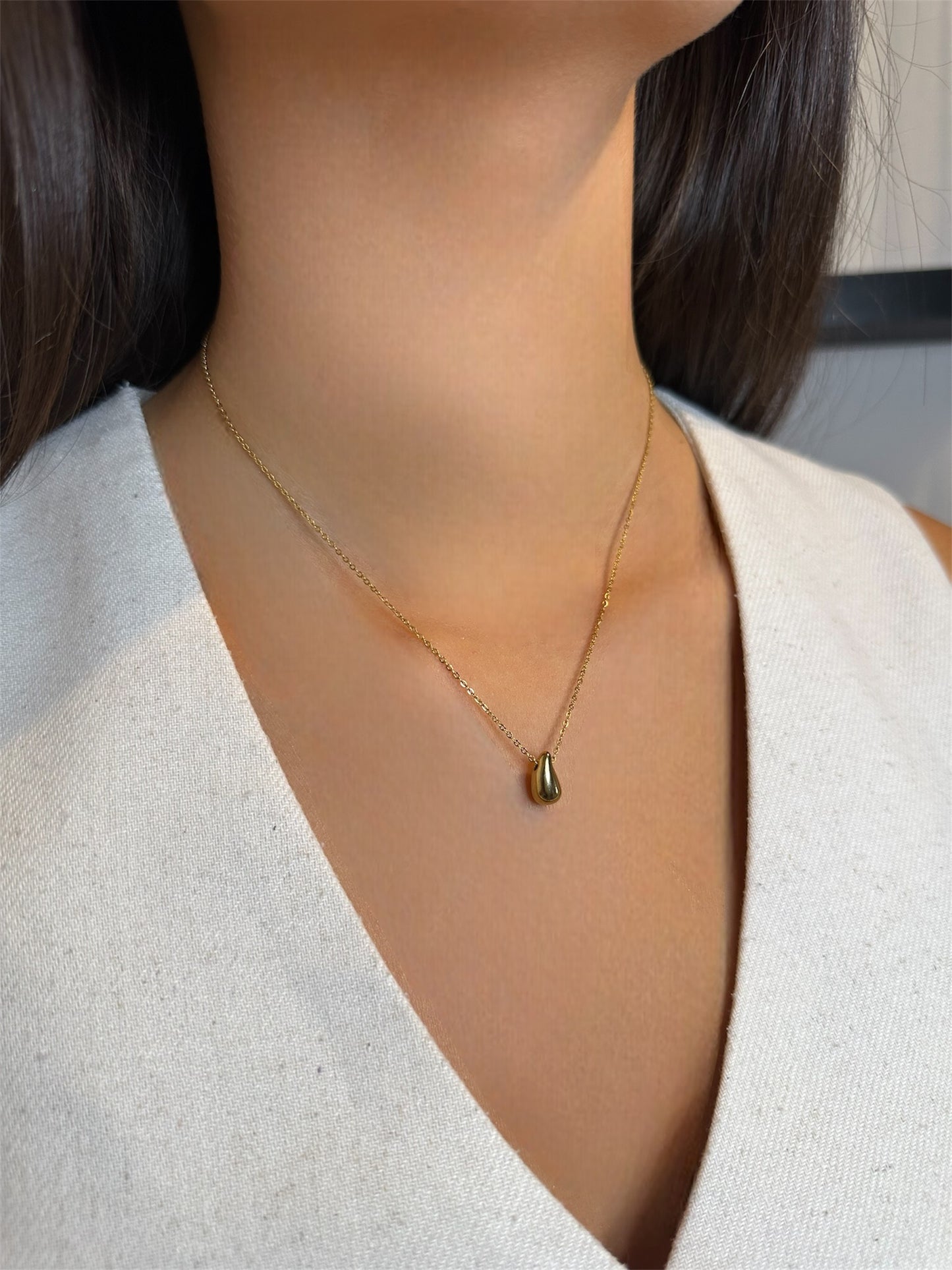 Dewdrop Charm Necklace