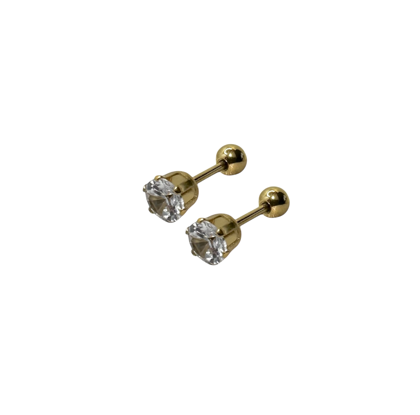 Starlight CZ- Classic Stud Earrings