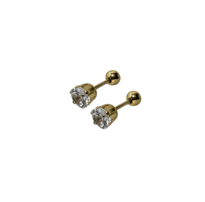 Starlight CZ- Classic Stud Earrings