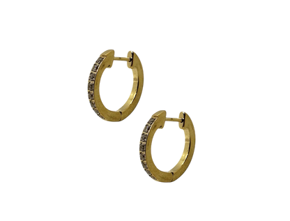 Luxe Aura Hoop Earrings